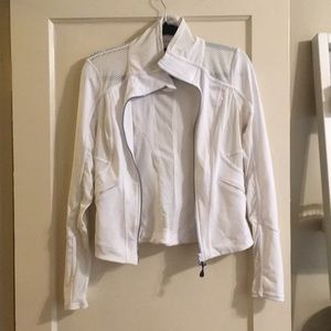 Zella Training Jacket Perforated White Size M